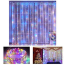 300 LEDs Window Curtain Fairy Lights 8 Modes and Remote Control for Bedroom (Multicolor, 300 x 300cm) - NuSea