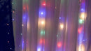 300 LEDs Window Curtain Fairy Lights 8 Modes and Remote Control for Bedroom (Multicolor, 300 x 300cm) - NuSea