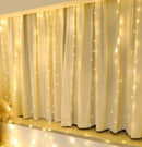 300 LEDs Window Curtain Fairy Lights 8 Modes and Remote Control for Bedroom (Warm White, 300 x 300cm) - NuSea