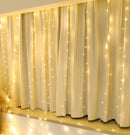 300 LEDs Window Curtain Fairy Lights 8 Modes and Remote Control for Bedroom (Warm White, 300 x 300cm) - NuSea
