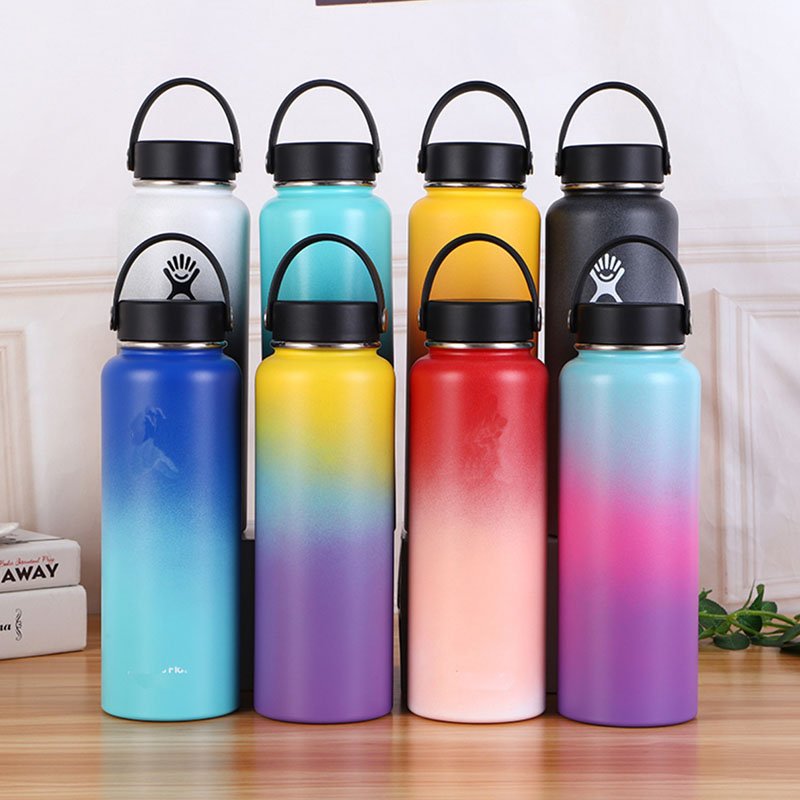 32/40oz Stainless Steel Vacuum Insulated Gradient Thermos Water Bottle - NuSea