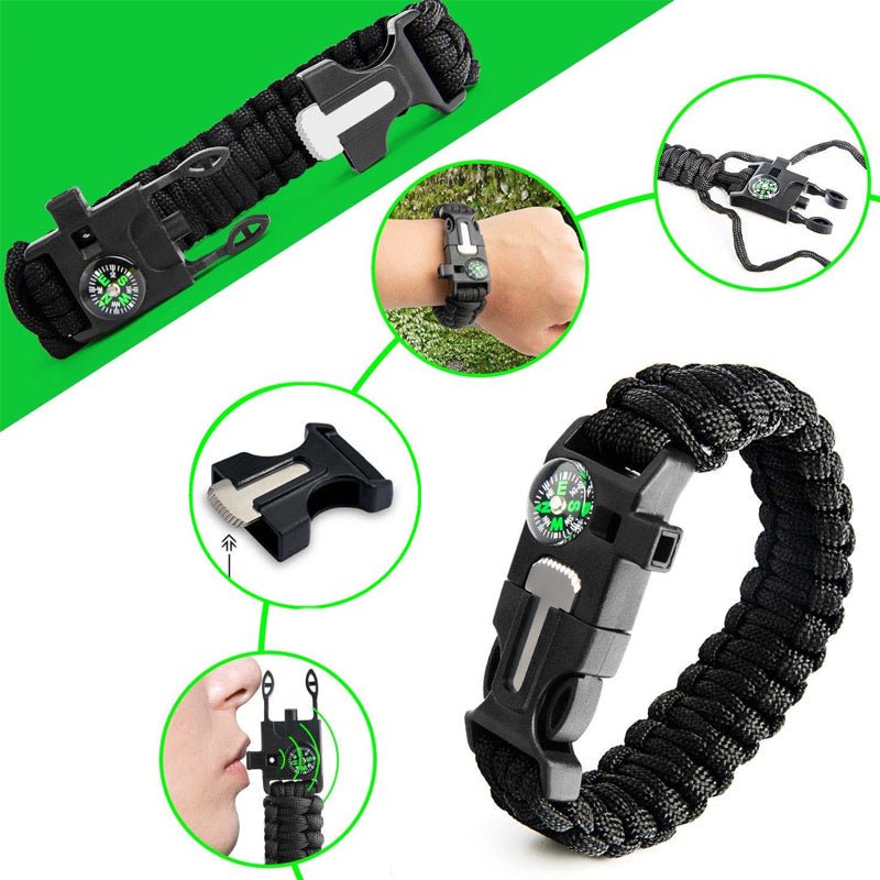 39in1 Tactical Emergency Survival Kit Outdoor Hiking Camping SOS Tool Equipment - NuSea