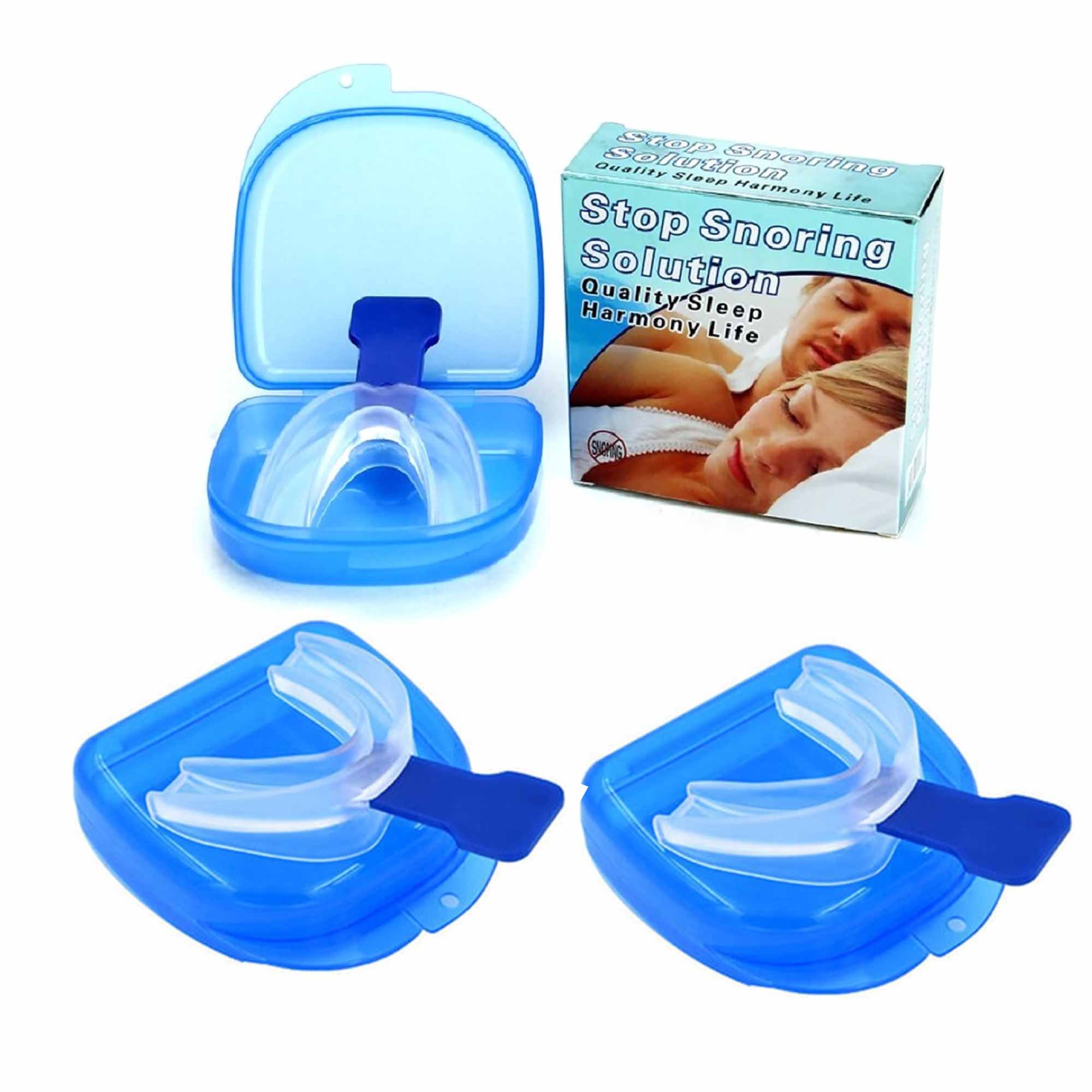 3x Anti Snoring Aid Mouth Guard - Adjustable Mouthguard Sleeping and Breathing - NuSea