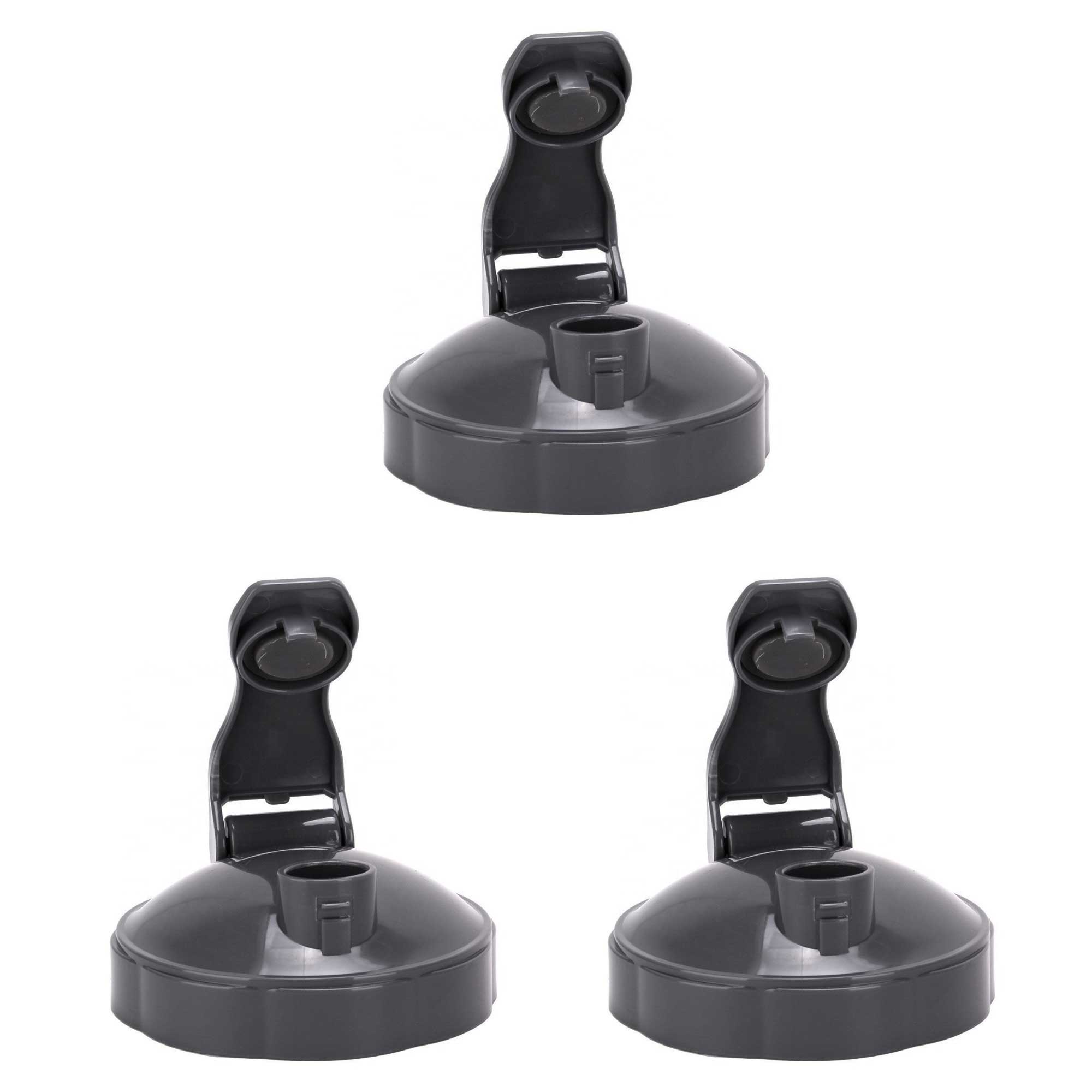 3x For Nutribullet Flip Top Fliptop Fresh Lid - All 600 and 900 Model Nutri Cups - NuSea