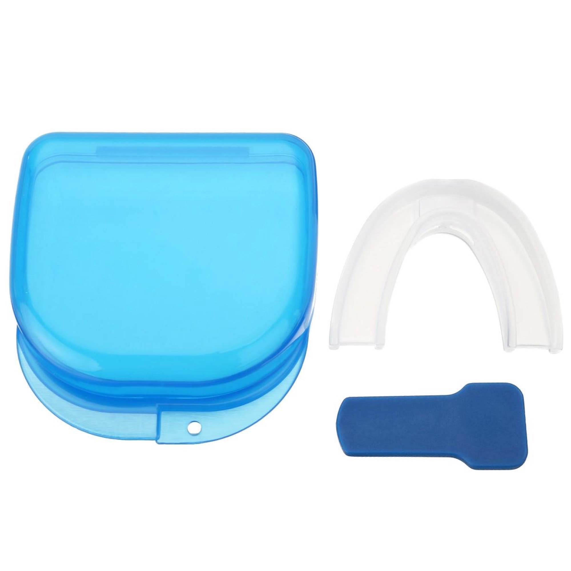3x Mouthguard Mouthpiece + 3x Nose Clip Anti Snoring Aid Sleep Breathing Device - NuSea