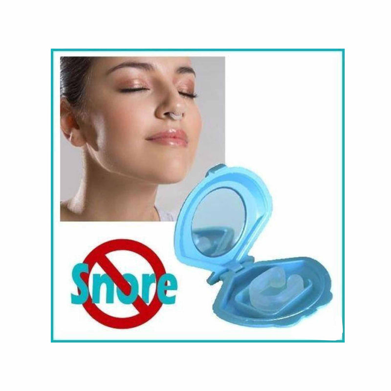 3x Mouthguard Mouthpiece + 3x Nose Clip Anti Snoring Aid Sleep Breathing Device - NuSea