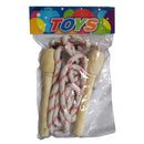 3x Skipping rope with wooden handles - NuSea