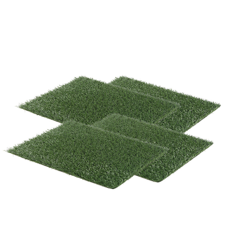 4 Grass Mat 63.5cm x 38cm for Pet Dog Potty Tray Training Toilet - NuSea