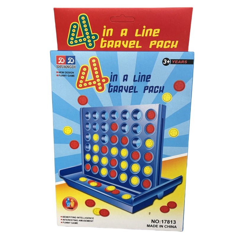 4 In A Line Travel Pach Game - NuSea