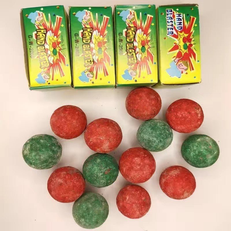 4 packs of HAND BLASTER - Spark Ball Popping Blaster Ball Board Cannon Pop - on - Bump. - NuSea