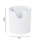 4 Slot Makeup Brush Organiser Bucket - Cosmetic Tool Storage Divider Tin - NuSea