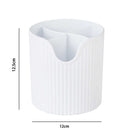 4 Slot Makeup Brush Organiser Bucket - Cosmetic Tool Storage Divider Tin - NuSea