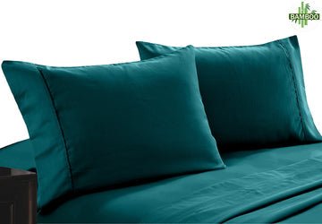 400 thread count bamboo cotton twin pack pillowcase teal - NuSea