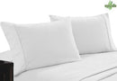 400 thread count bamboo cotton twin pack pillowcase white - NuSea
