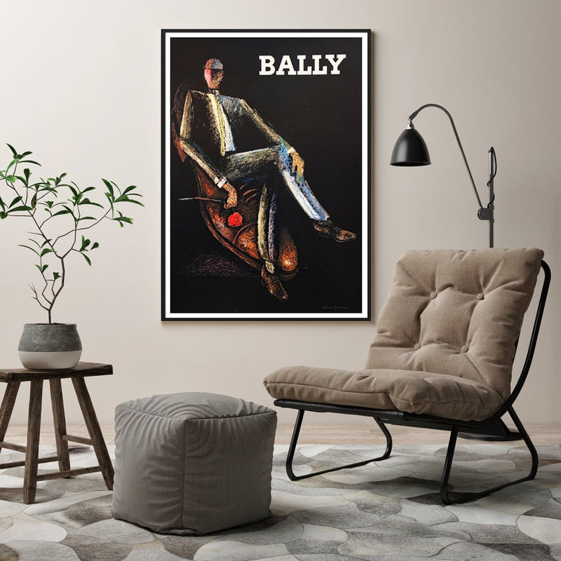 40cmx60cm Bally Man & Woman 2 Sets Black Frame Canvas Wall Art - NuSea