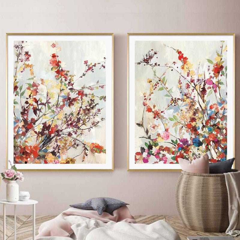 40cmx60cm Coming Spring 2 Sets Gold Frame Canvas Wall Art - NuSea