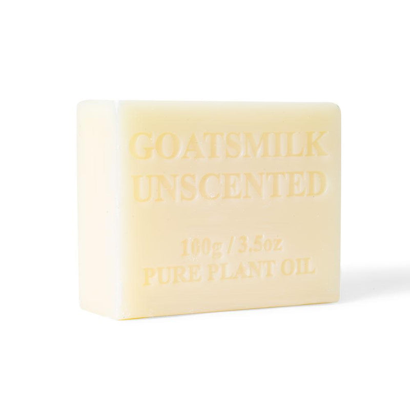 4x 100g Goats Milk Soap Bars - Unscented For Sensitive Pure Australian Skin Care - NuSea