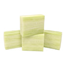 4x 100g Plant Oil Soap Basil Lime Mandarin Scent Pure Natural Vegetable Base Bar - NuSea