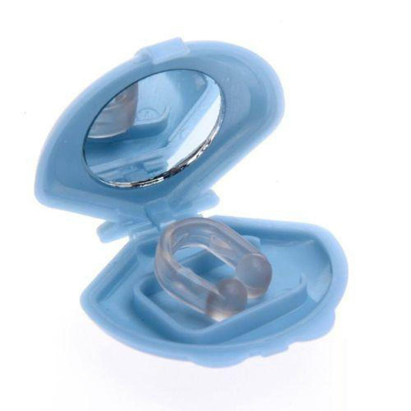 4x Anti Snoring Aid Nose Clips - Silicone Sleeping and Breathing Device - NuSea