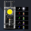 5 Color Light Keychain COB+LED Mini Flashlight - USB Charging - NuSea