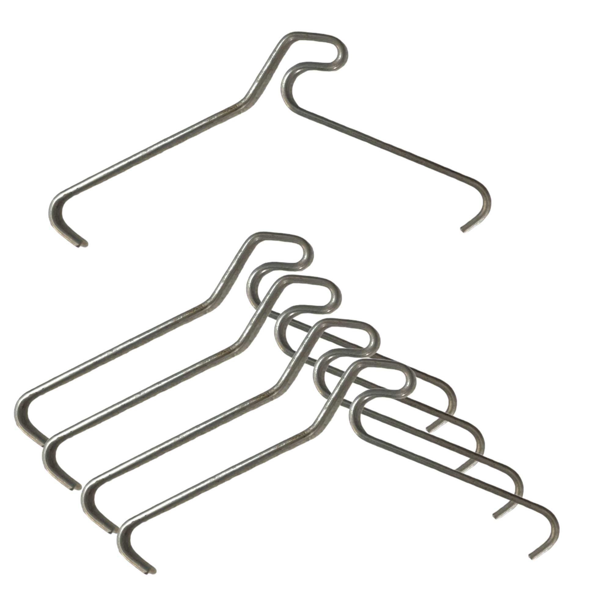 5 Pack 76mm (3") Brick Hooks - Wall Clips Hangers For Pictures Pot Plants - NuSea
