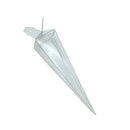 50 Pack of Clear Pyramid Triangle Shaped Small Clear Gift Box - Bomboniere Jewelry Gift Party Favor Model Candy Chocolate Soap Box - NuSea