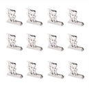 50 Piece Pack of Wedding Name Card Place Stand Silver LOVE Letters - Wedding Anniversary or Engagement Party - NuSea