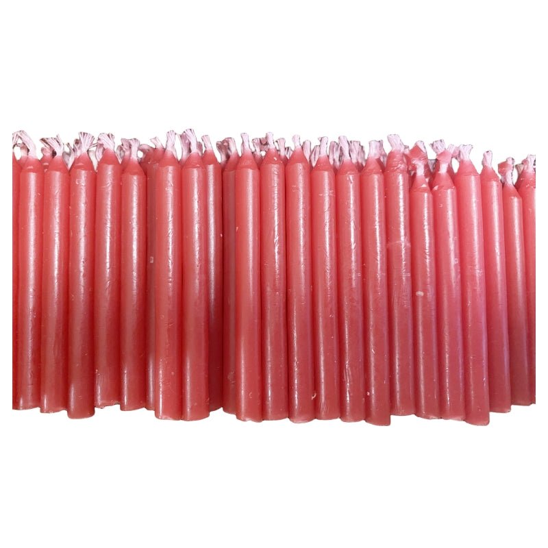 500 Pcs of Small red candles RED, GREED AND YELLOW - NuSea