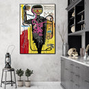 50cmx70cm Versus Medici Black Frame Canvas Wall Art - NuSea