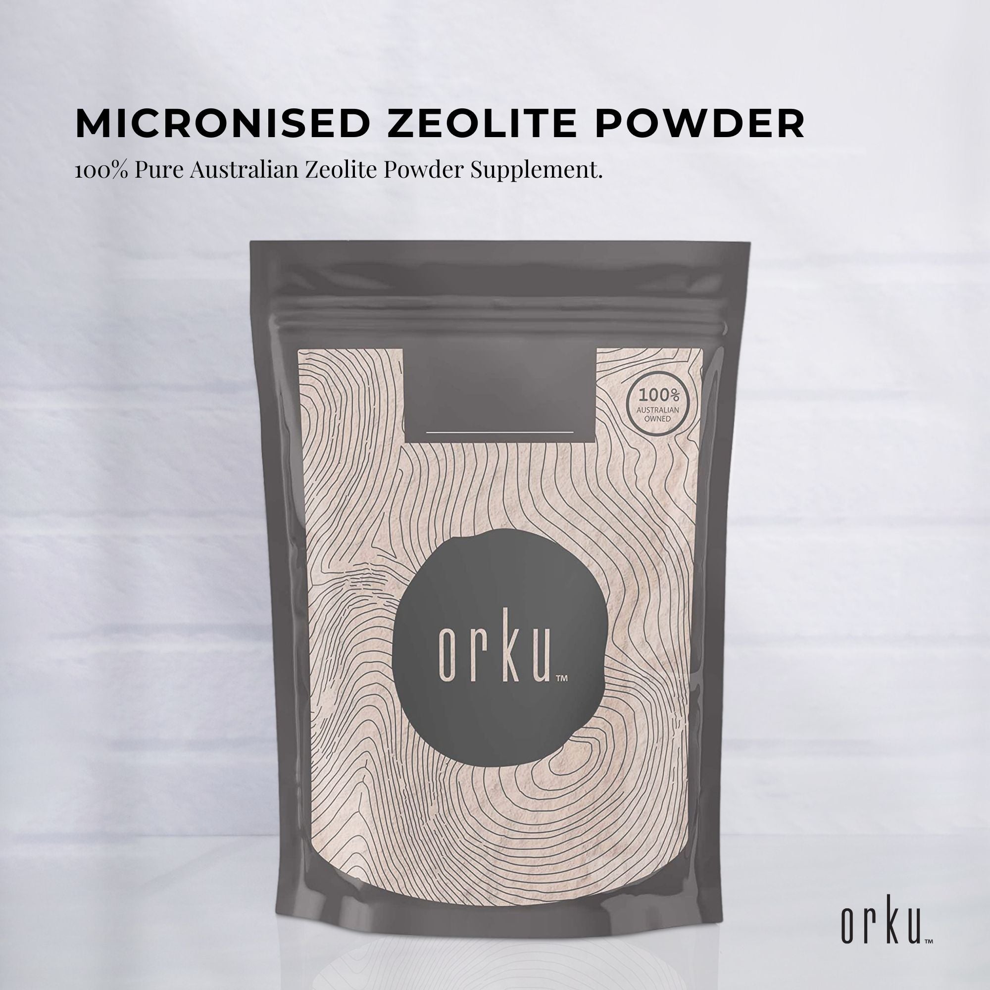 50g Pure Micronised Zeolite Powder Mineral - Micronized Volcamin Clinoptilolite - NuSea