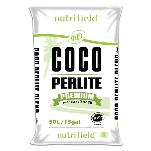 50L Coco Perlite Premium Nutrifield 70% Coir 30% Hydroponic Plant Growing Medium - NuSea