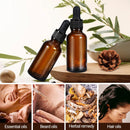 50ml (5 Pack) Amber Glass Dropper Bottle Liquid Essential Oils Bottle Bottles Leakproof Glass Tincture Bottles - NuSea
