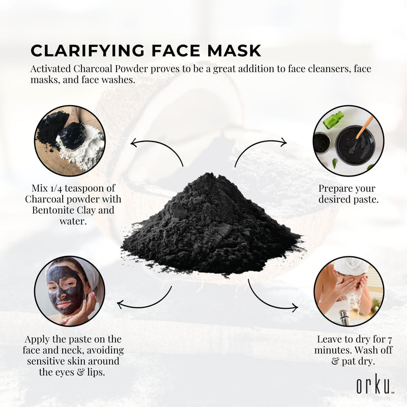 5Kg Activated Carbon Powder Coconut Charcoal - Teeth Whitening + Skin - NuSea