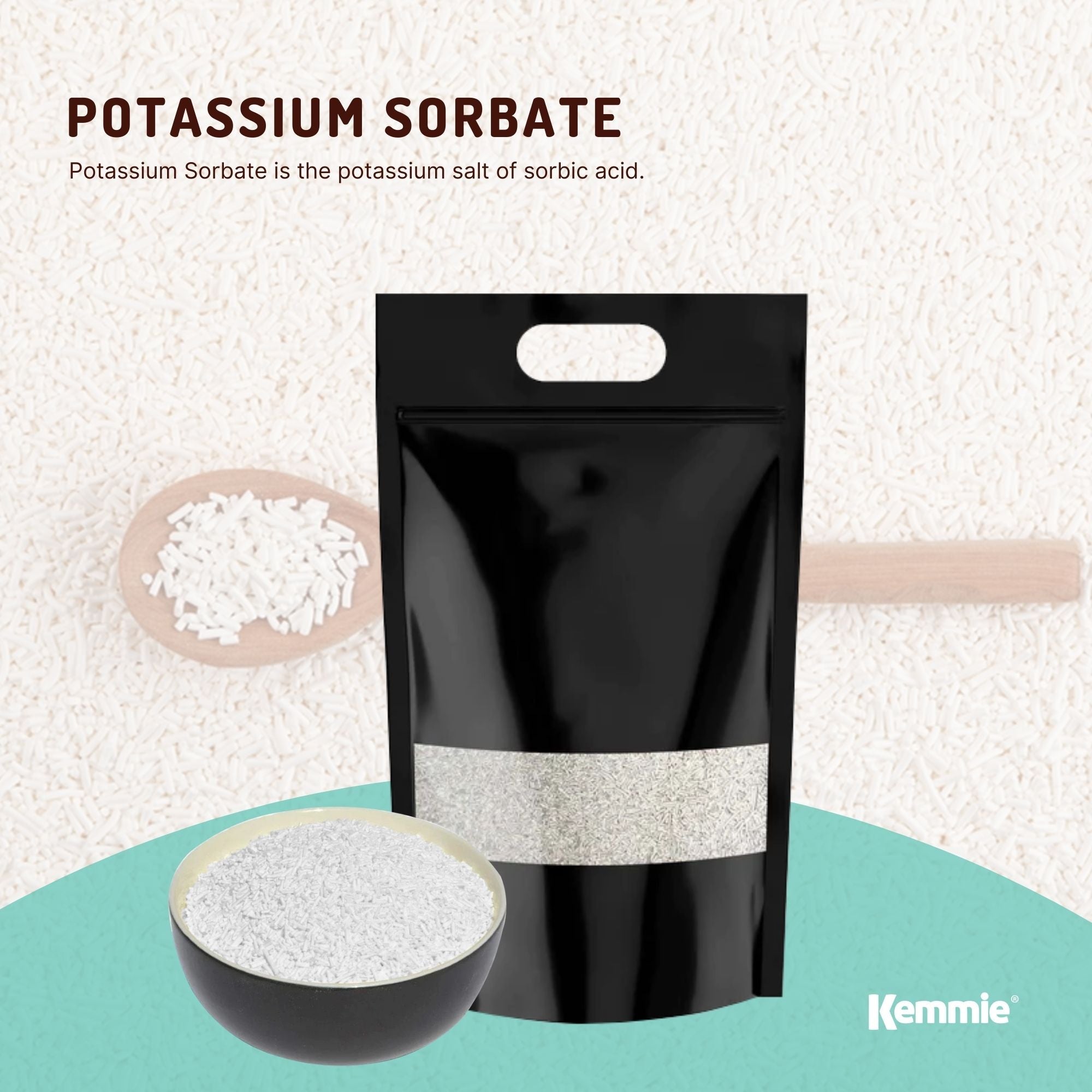 5Kg Potassium Sorbate Granules Food Grade Preservative Cosmetics Brew Skin E202 - NuSea