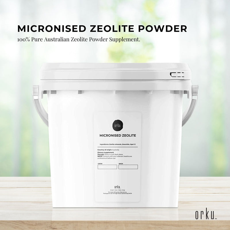 5kg Pure Micronised Zeolite Powder Mineral - Tub Micronized Volcamin - NuSea