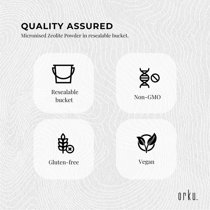 5kg Pure Micronised Zeolite Powder Mineral - Tub Micronized Volcamin - NuSea