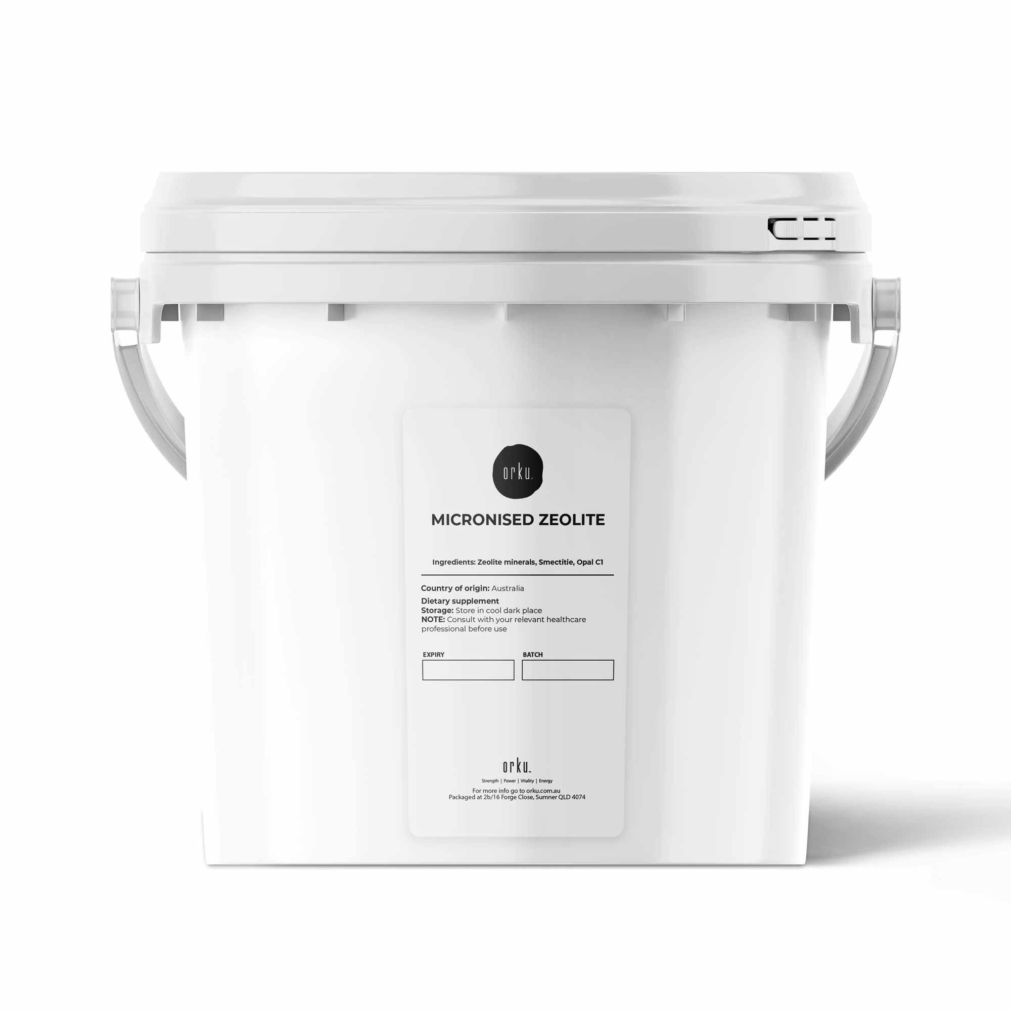 5kg Pure Micronised Zeolite Powder Mineral - Tub Micronized Volcamin - NuSea