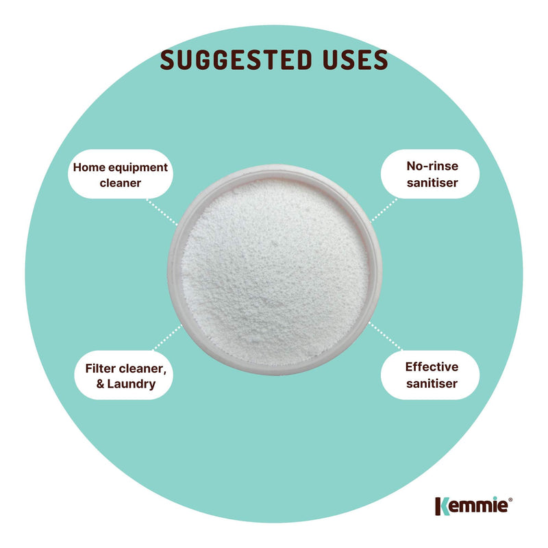 5Kg Sodium Percarbonate Tub - Eco Laundry Cleaner Brew Sanitiser Oxygen Bleach - NuSea