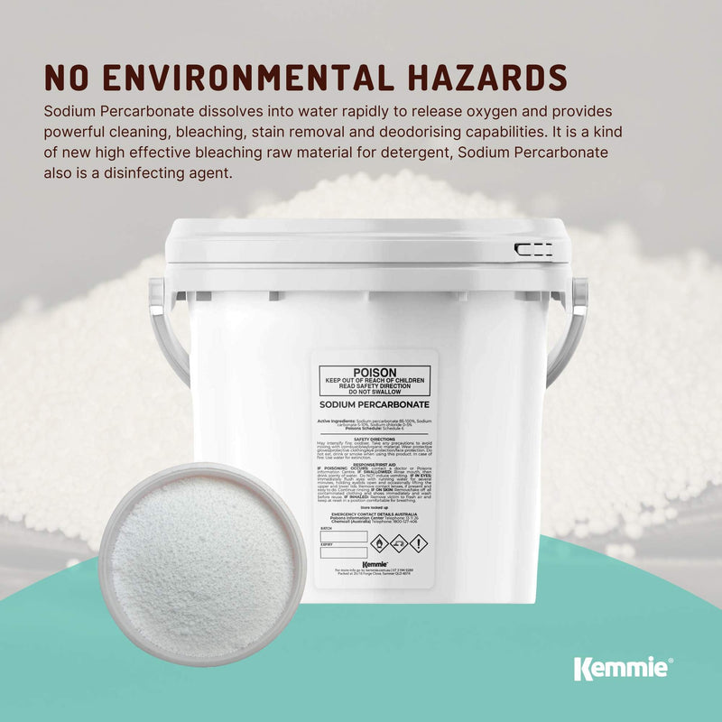 5Kg Sodium Percarbonate Tub - Eco Laundry Cleaner Brew Sanitiser Oxygen Bleach - NuSea