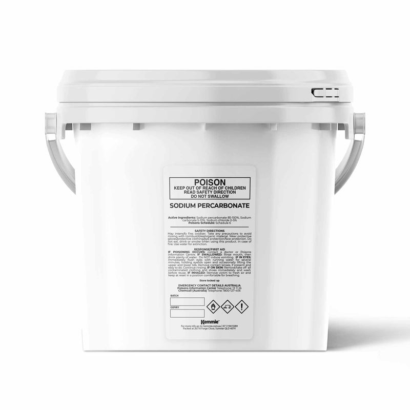 5Kg Sodium Percarbonate Tub - Eco Laundry Cleaner Brew Sanitiser Oxygen Bleach - NuSea