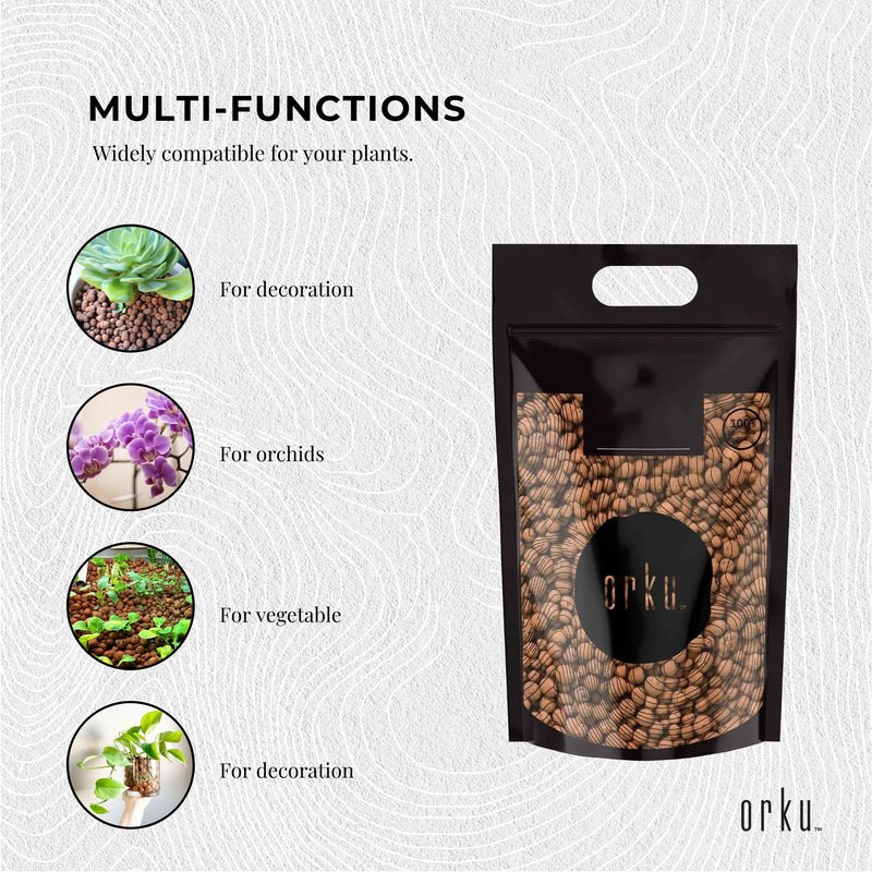 5L Hydro Clay Balls - Organic Premium Hydroponic Expanded Plant Growing Medium - NuSea