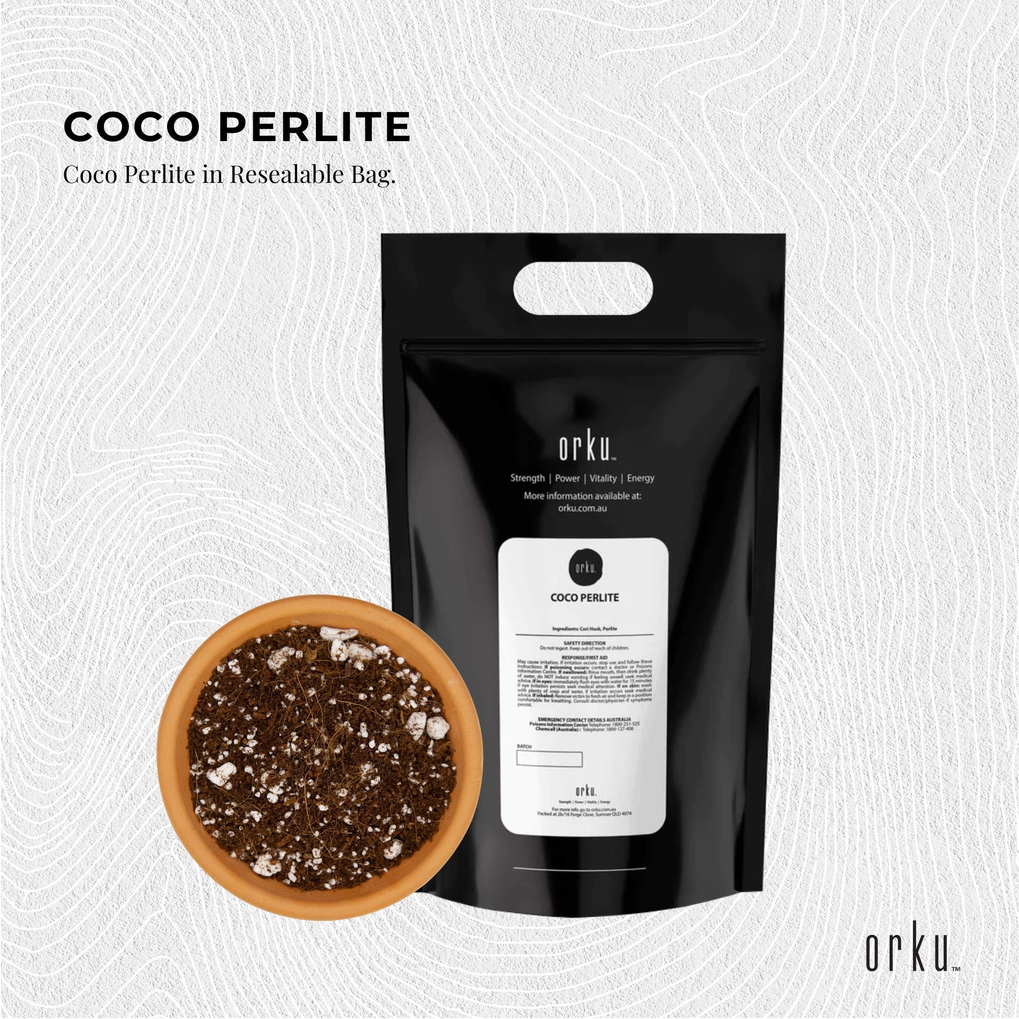 5L Premium Coco Perlite Mix - 70% Coir Husk 30% Hydroponic Plant Growing Medium - NuSea