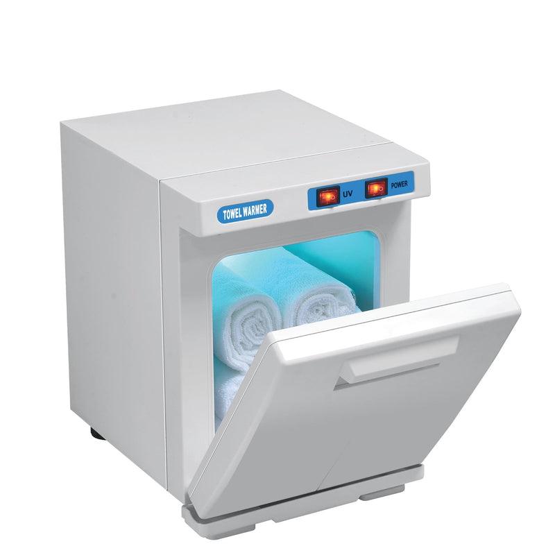 5L White Electric Towel Warmer Mini UV Steriliser Cabinet Hot Heater Sanitiser - NuSea