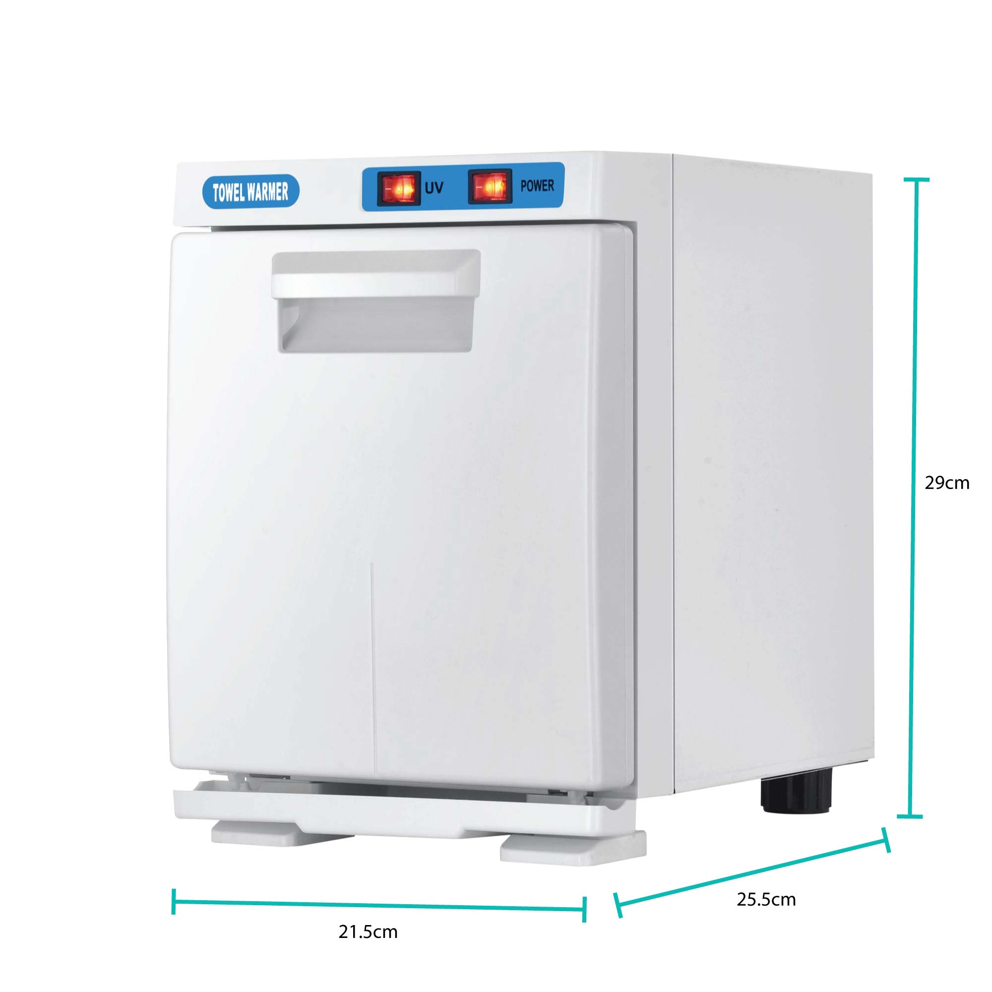 5L White Electric Towel Warmer Mini UV Steriliser Cabinet Hot Heater Sanitiser - NuSea