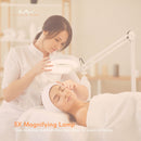 5x Magnifying Lamp Fluorescent Salon Light Glass Beauty Floor Stand Magnifier - NuSea