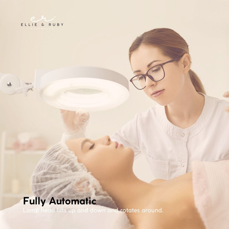 5x Magnifying Lamp Fluorescent Salon Light Glass Beauty Floor Stand Magnifier - NuSea