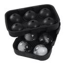 6 Large Sphere Shape Cocktail Ice Molds Quick Release Ice Ball Maker - NuSea