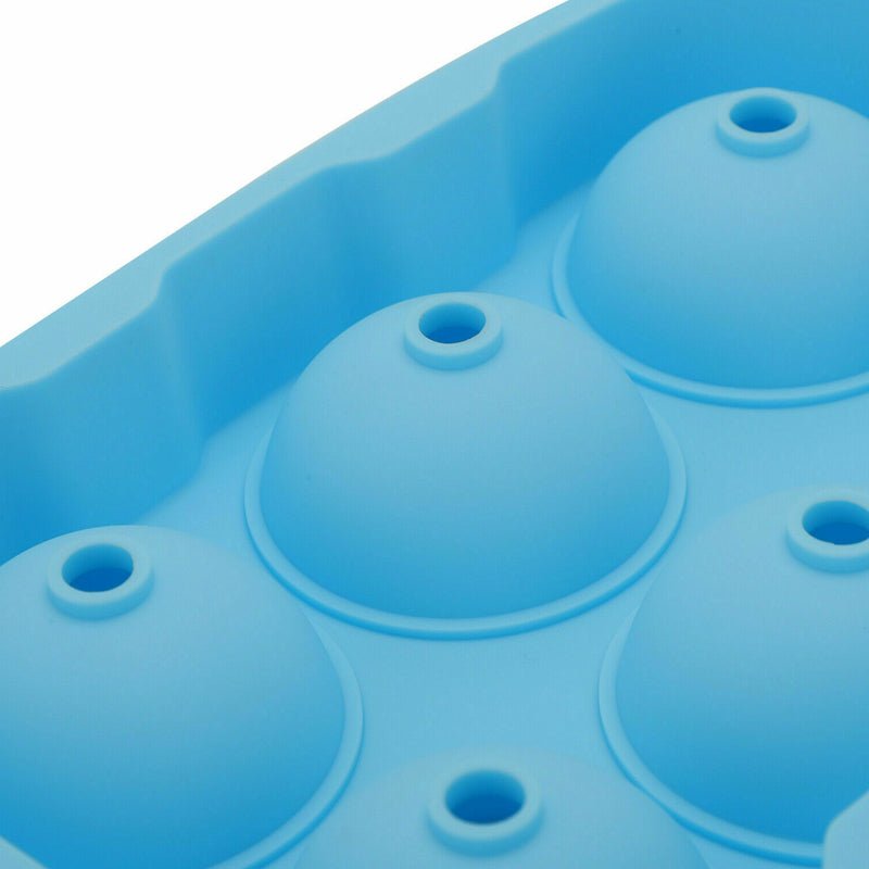 6 Large Sphere Shape Cocktail Ice Molds Quick Release Ice Ball Maker - NuSea