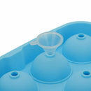 6 Large Sphere Shape Cocktail Ice Molds Quick Release Ice Ball Maker - NuSea