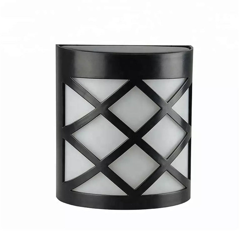 6 LED Outdoor Solar Wall Lights Garden Step Bright Light - NuSea